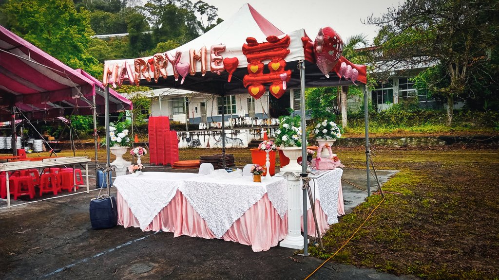 台東縣海端鄉紅石部落 婚禮佈置