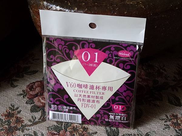 V60咖啡濾杯專用丹形過濾布 FDV-01