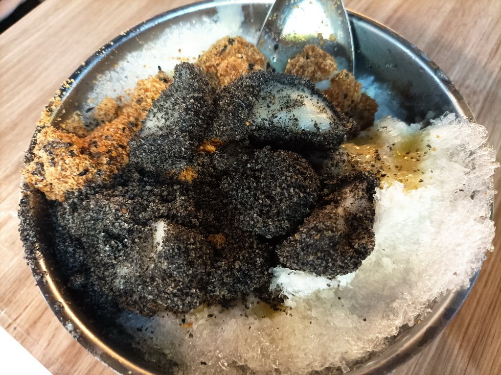【吃在台北、寧夏夜市美食】魏祥記燒麻糬
