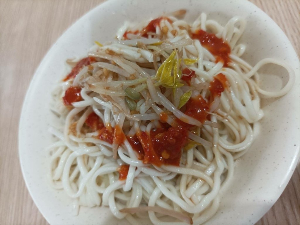 吃在台南善化善化區大內楊豆菜麵