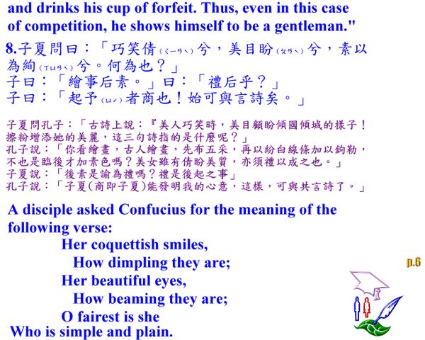 論    語  CHAPTER  III    八佾第三   p.6.bmp