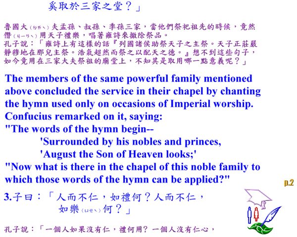 論    語  CHAPTER  III    八佾第三   p.2.bmp