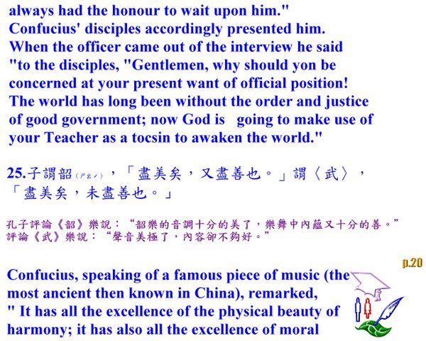 論    語  CHAPTER  III    八佾第三   p.20.bmp