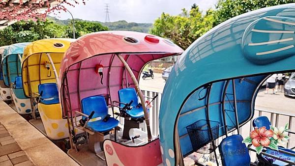 深澳鐵道自行車@可愛自行行車 隧道五彩繽紛燈光秀 享受愜意鐵