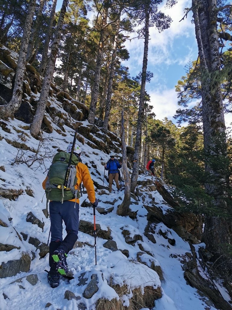 雪登雪山主峰賞雪趣