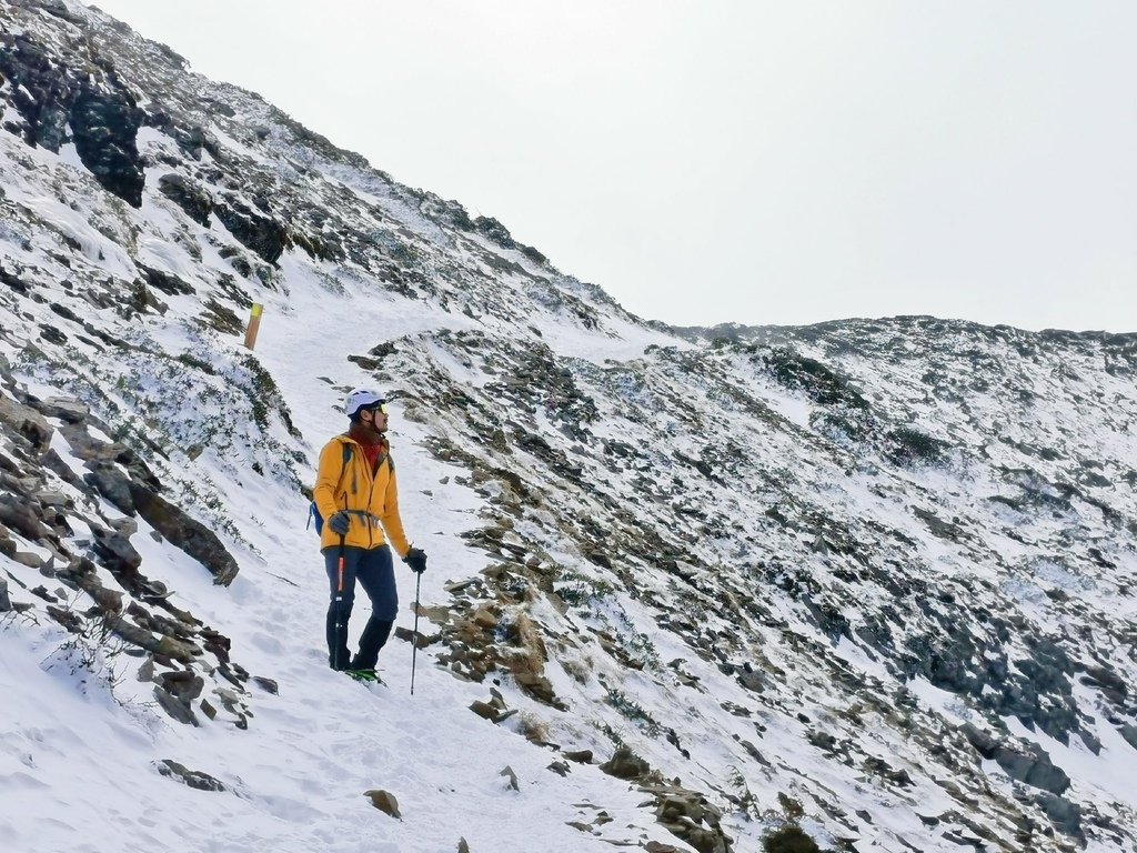 雪登雪山主峰賞雪趣