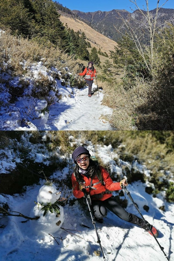 雪登雪山主峰賞雪趣