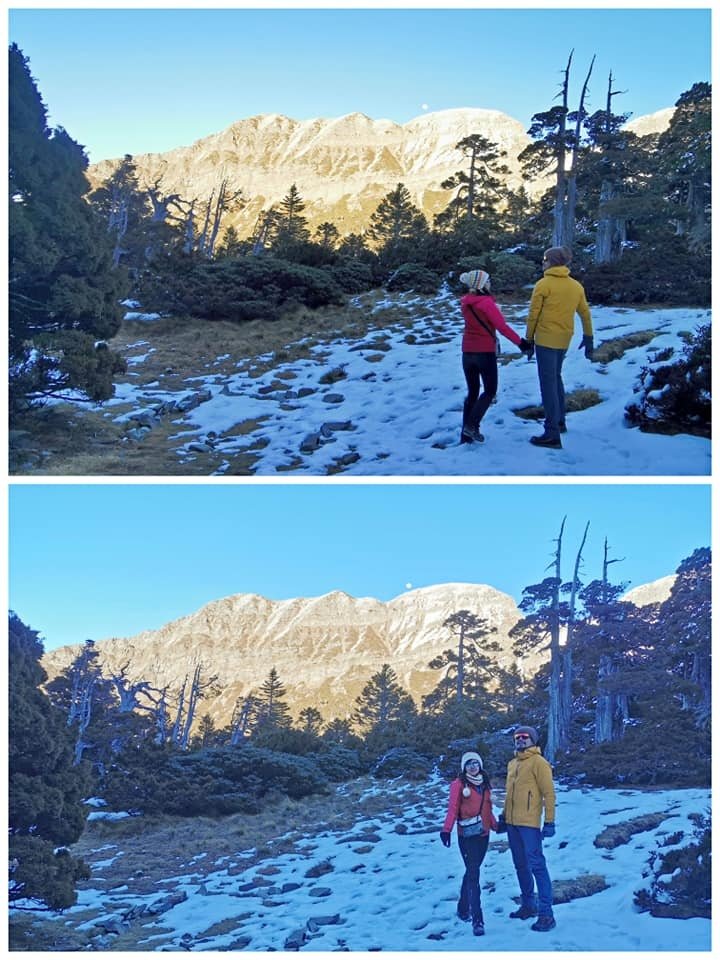 雪山主峰下翠池~冰天雪地翠池營地紮營~壯闊的震撼