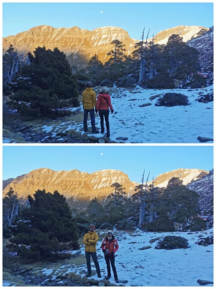 雪山主峰下翠池~冰天雪地翠池營地紮營~壯闊的震撼