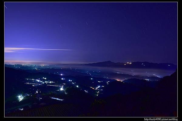 20151213苗栗大湖楓葉地圖景觀會館夜景1