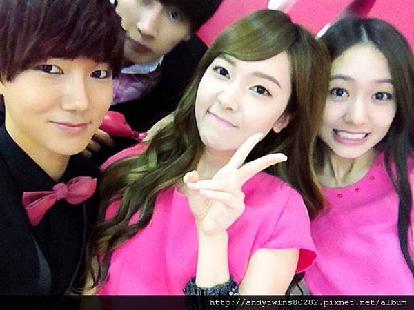 snsd jessica f(x) krystak with Yesung and Eunhyuk 1