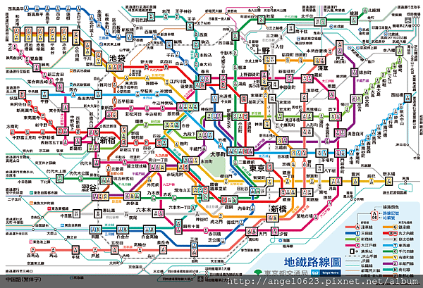 日本地鐵路線圖