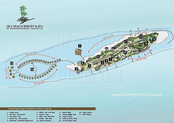 lily-beach-resort-map