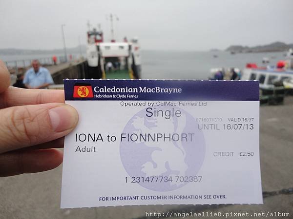 Finnphort Staffa ticket