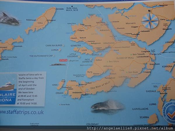 Staffa location map