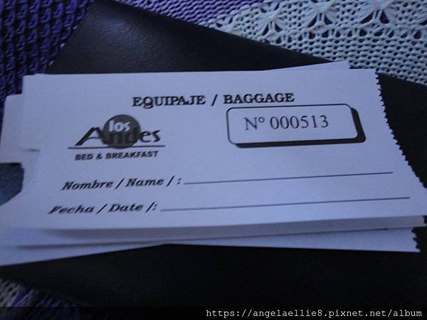 luggage ticket