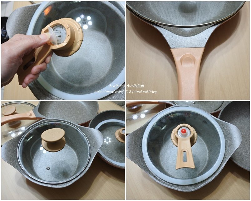 瑞士百年品牌粉貝殼不沾鍋三鍋六件組11