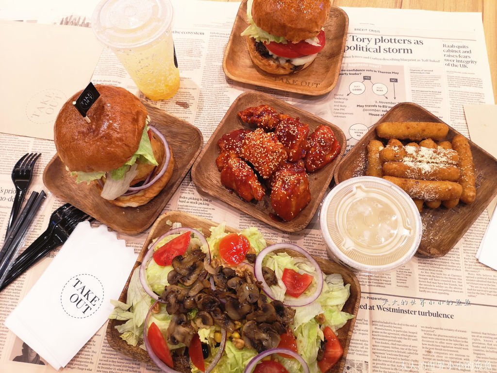  Take Out Burger&amp;Cafe 手工漢堡 美式餐廳123