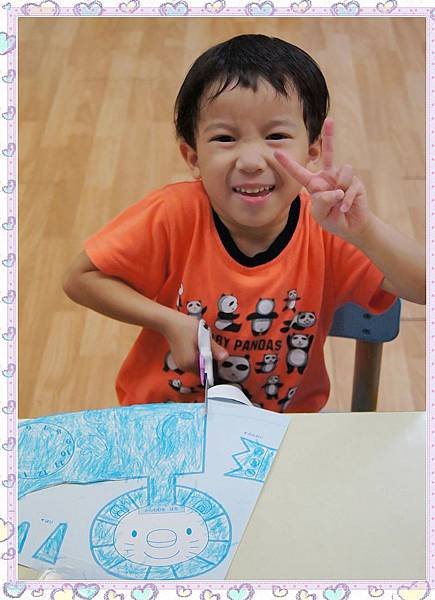 安君兒エンジェル幼稚園日僑班菊組の工作