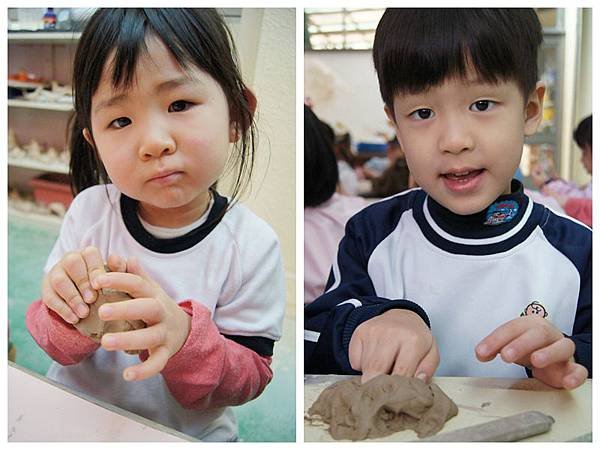 台中安君兒幼稚園日僑班菊組黏土課