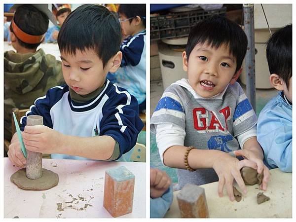 台中安君兒幼稚園日僑班菊組黏土課