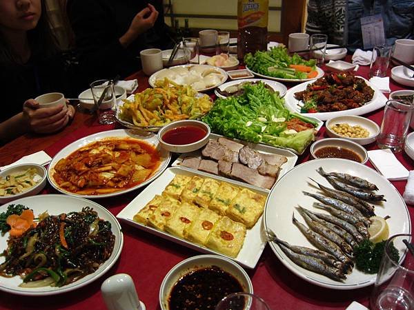 67朝鮮料理晚餐.JPG