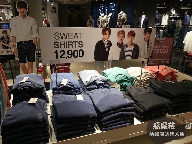 【韓國│新村】強烈推薦男性的天堂~《SPAO》2015年3月新開幕，流行又帥氣阿~
