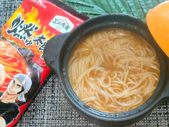 高評價好市多「燃太郎辣拉麵(湯)」開箱~煮法方便快速  #宵