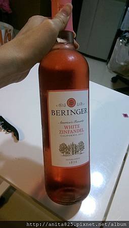 【粉紅酒】BERINGER WHITE ZINFANDEL-貝林格加州金芬黛粉紅葡萄酒