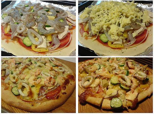 20130103蔬菜海鮮pizza