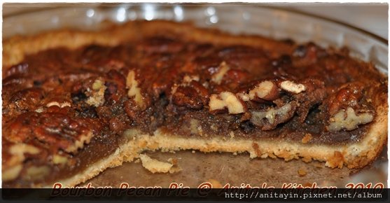 Bourbon pecan pie