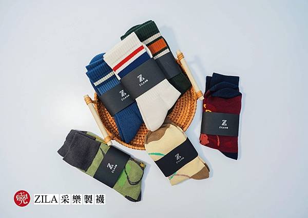 ZILA采樂製襪｜台灣製造 彰化社頭 穿搭襪 氣墊襪｜克羅德