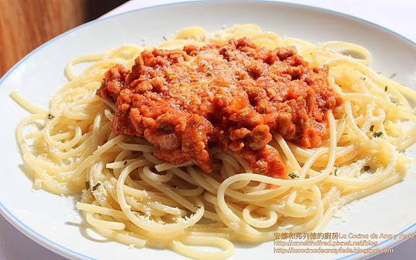 義大利肉醬麵Spaghetti a la boloñesa