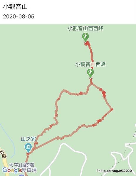 陽明山小觀音山步道路線46