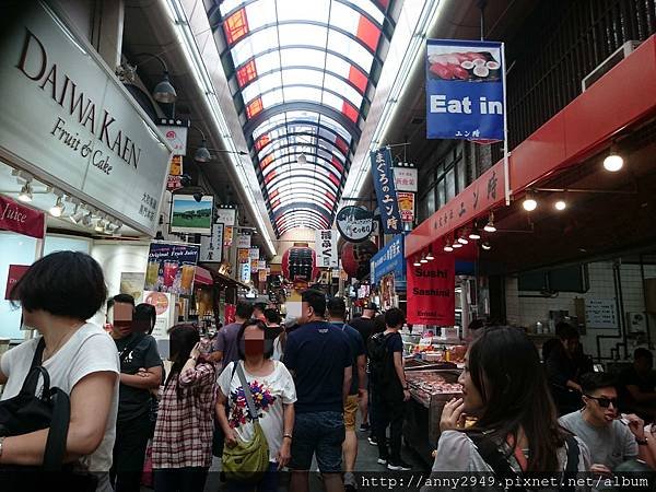 《日本京阪》20170901 · 第二天黑門市場。心齋橋道頓