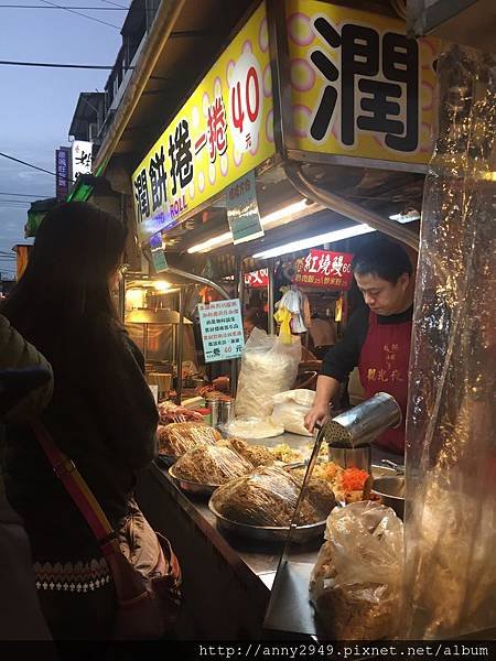 180114 板橋湳雅夜市潤餅