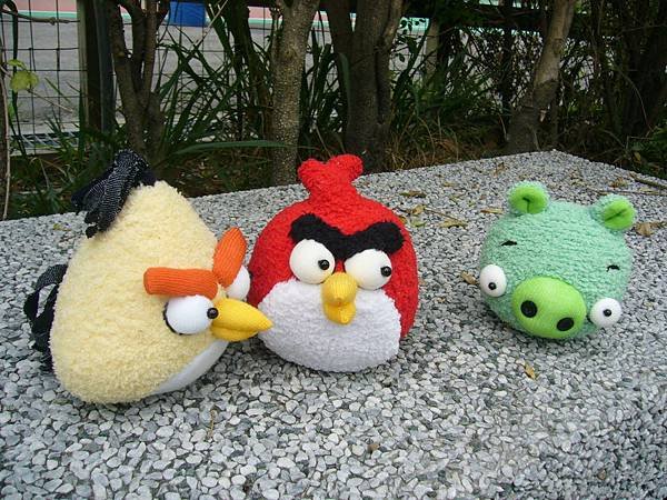 襪子娃娃-憤怒鳥-angry birds 