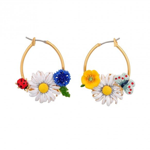 les-nereides-paris-jewelry-champetre-hoop-earrings-flowers-and-ladybug