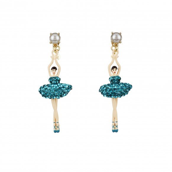 boucles-doreille-ballerine-sur-pointe-tutu-pave-de-strass-rouges