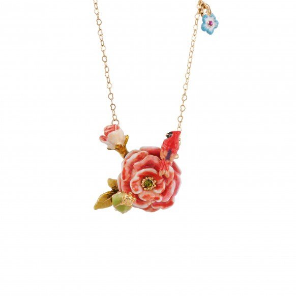 cardinal-on-a-bloomed-rose-and-charms-long-necklace