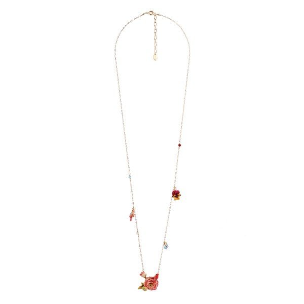 cardinal-on-a-bloomed-rose-and-charms-long-necklace (1)