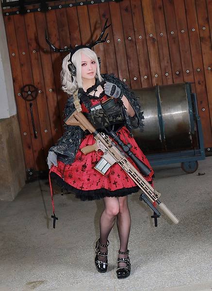 AOR PINK 台灣軍武娘 武裝Lolita穿搭 Angelic Pretty  Holy Lantern