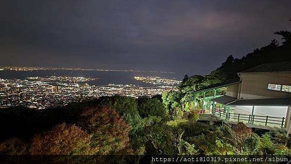 日本三大千萬夜景之一【摩耶山掬星台】看整個神戶和大阪夜景