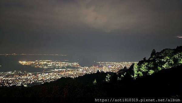 日本三大千萬夜景之一【摩耶山掬星台】看整個神戶和大阪夜景