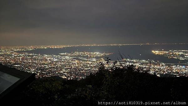 日本三大千萬夜景之一【摩耶山掬星台】看整個神戶和大阪夜景