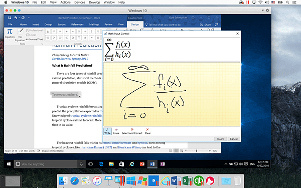 Entering an Ink Equation in Word for Windows 2016 on a Mac.png