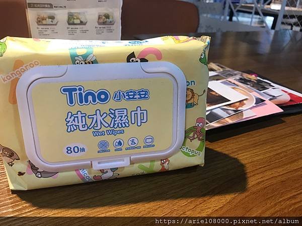 「生活好物」Tino 小安安純水濕紙巾 80抽/盒(有蓋款)