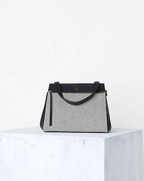 celine edge canvas black