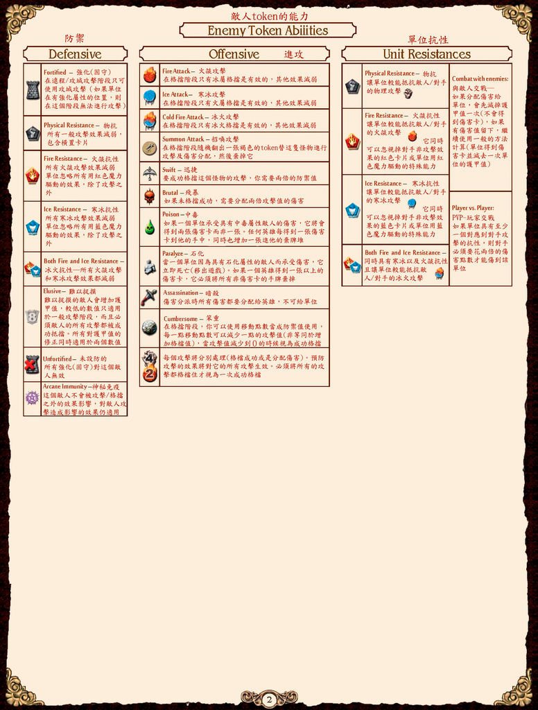 魔法騎士擴充_enemy token abilities中文化_by螃蟹