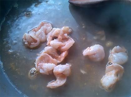 鮮蝦滑蛋燴飯3